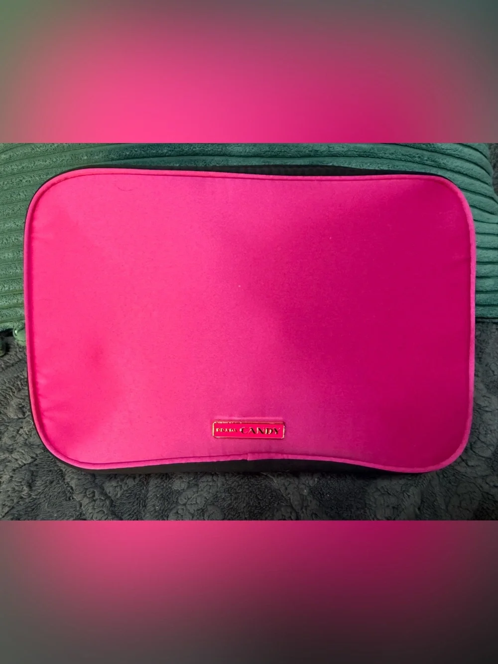 Prada Candy - Hot Pink Cosmetic Bags Set of 2